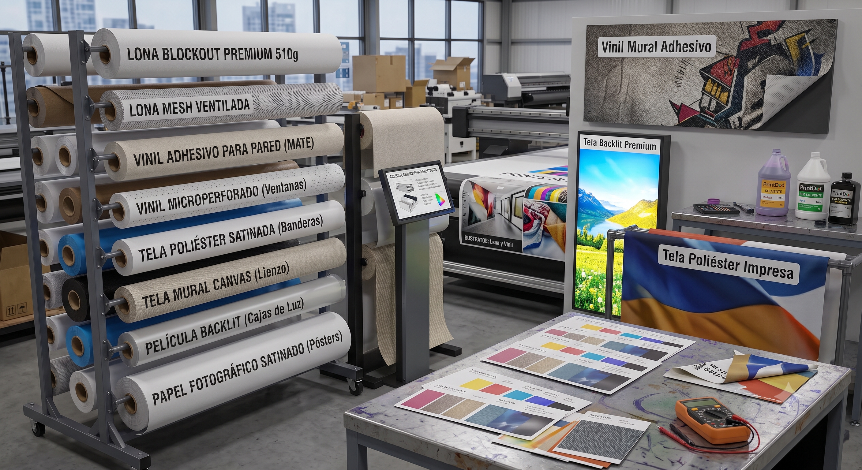 Materiales para impresión PrintDot
